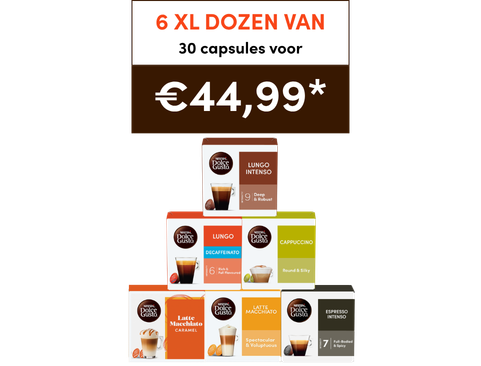 30 Capsules Doos | Capsules | NESCAFÉ Dolce Gusto header image