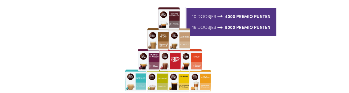 KOFFIECAPSULES EN DRANKEN | NESCAFÉ Dolce Gusto header image