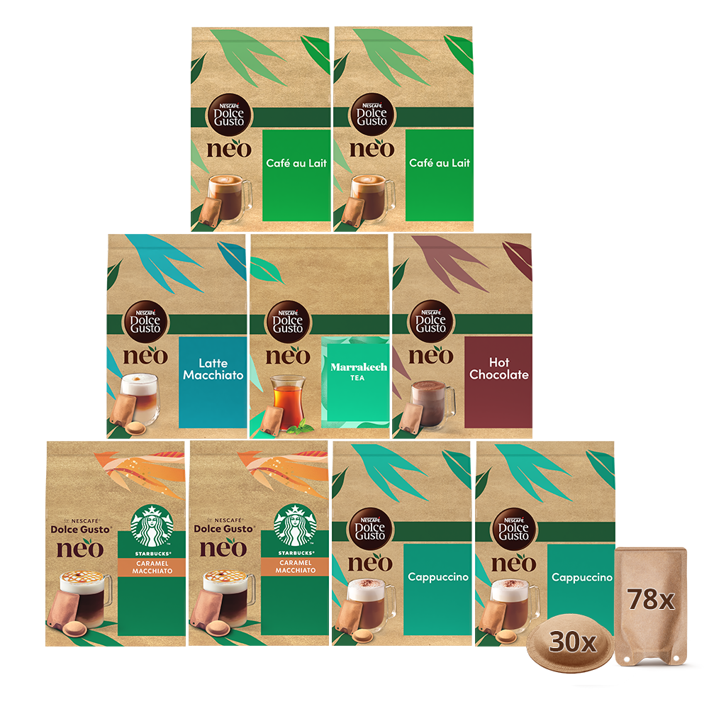 Pack gourmand pour la machine NEO Latte