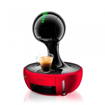 Drop Rouge Metallise Machine A Cafe Par Krups Nescafe Dolce Gusto