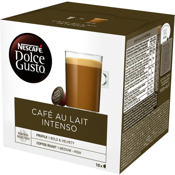 Caf Au Lait Intenso Capsules NESCAF Dolce Gusto