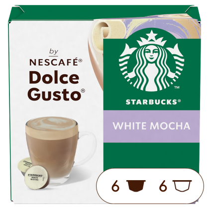 Doos van 12 NESCAFÉ Dolce Gusto Starbucks® White Mocha 12 Capsules capsules
