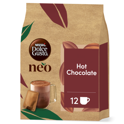 verpakking van NEO chocomelk sachets