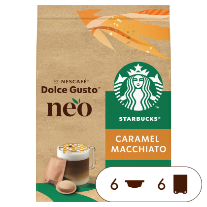 Boîte de pods et sachets NEO Starbucks® Caramel Macchiato Boîte de pods et sachets NEO Starbucks® Caramel Macchiato