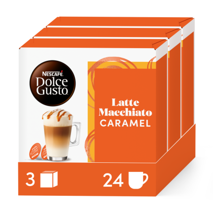 Pack Avantage Latte Macchiato Caramel 3x16 Capsules