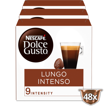 Lungo Intenso voordeelpack 48 capsules NESCAF&Eacute; Dolce Gusto
