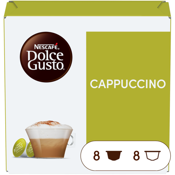 Doos van 16 NESCAFÉ Dolce Gusto Cappuccino 16 Capsules capsules