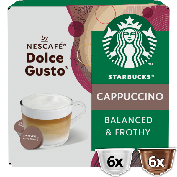 STARBUCKS Cappucino 12 Capsules NESCAFÉ Dolce Gusto