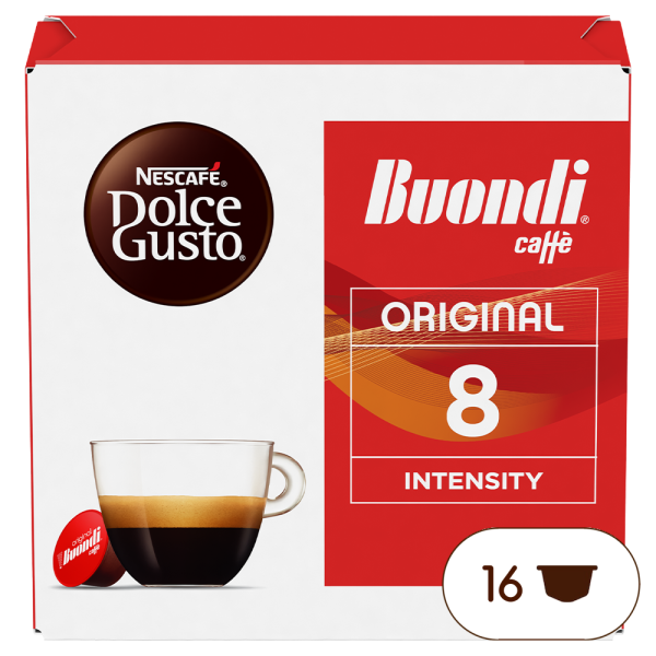 Doos van 16 NESCAFÉ Dolce Gusto Buondi 16 Capsules capsules