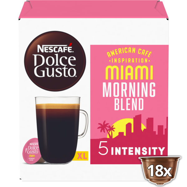 Acheter Nescafe Dolce Gusto Café capsule New York morning, 18 capsules