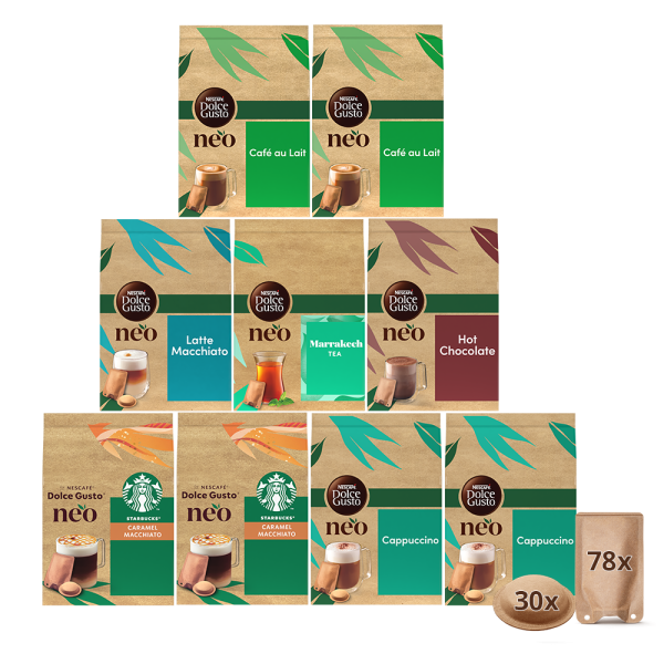 Pack gourmand pour la machine NEO Latte