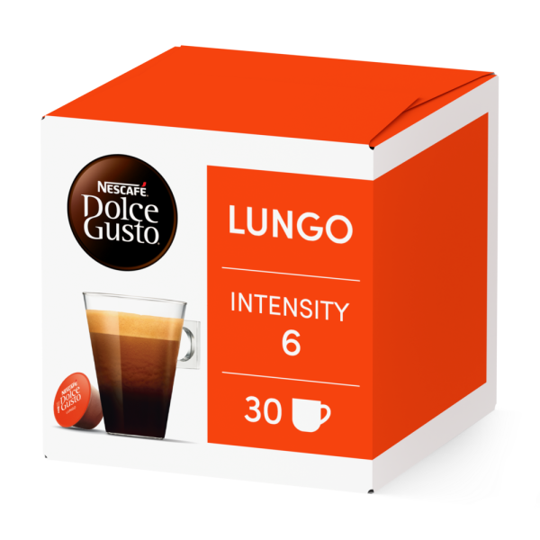 Doos van 30 NESCAFÉ Dolce Gusto Lungo 30 Capsules capsules