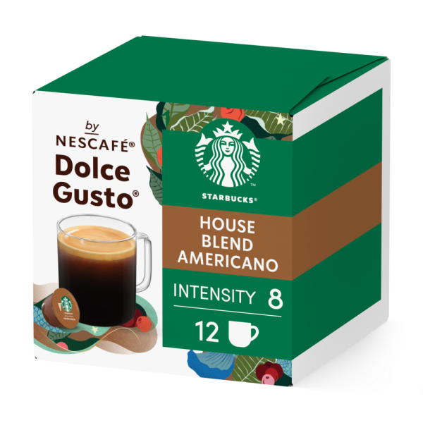 Boîte de 12 capsules Starbucks® House Blend 12 Capsules NESCAFÉ Dolce Gusto