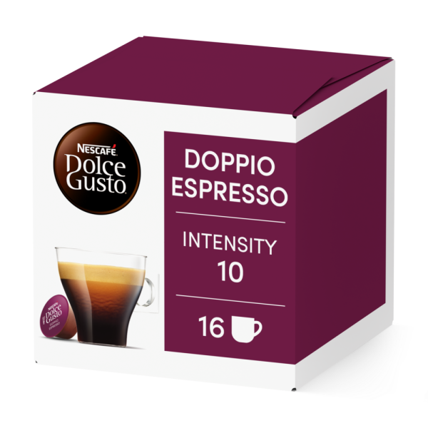 Boîte de 16 capsules Doppio Espresso 16 Capsules NESCAFÉ Dolce Gusto