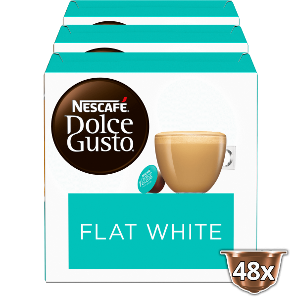 Flat White voordeelpack 48 capsules NESCAFÉ Dolce Gusto