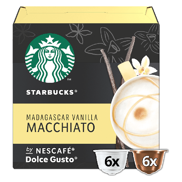STARBUCKS Cafe Latte 12 Capsules NESCAFÉ Dolce Gusto