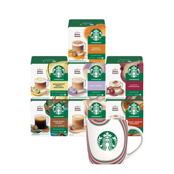 STARBUCKS® Degustatiepakket + Mug