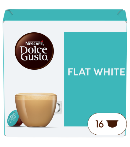 Doos van 16 NESCAFÉ Dolce Gusto Flat White 16 Capsules capsules