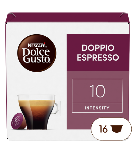 Doos van 16 NESCAFÉ Dolce Gusto Doppio Espresso 16 Capsules capsules