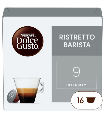 Doos van 16 NESCAFÉ Dolce Gusto Ristretto Barista 16 Capsules capsules