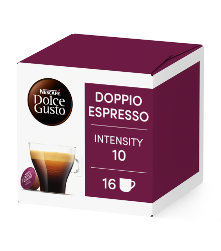 Doos van 16 NESCAF&Eacute; Dolce Gusto Doppio Espresso 16 Capsules capsules