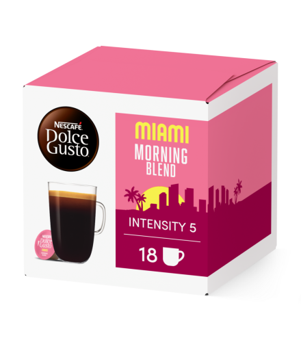 Doos van 18 NESCAF&Eacute; Dolce Gusto Miami Morning Blend 18 Capsules capsules