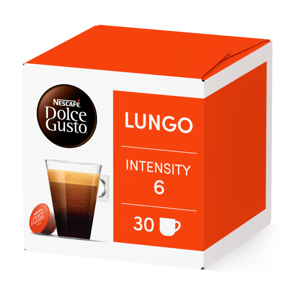 Doos van 30 NESCAFÉ Dolce Gusto Lungo 30 Capsules capsules
