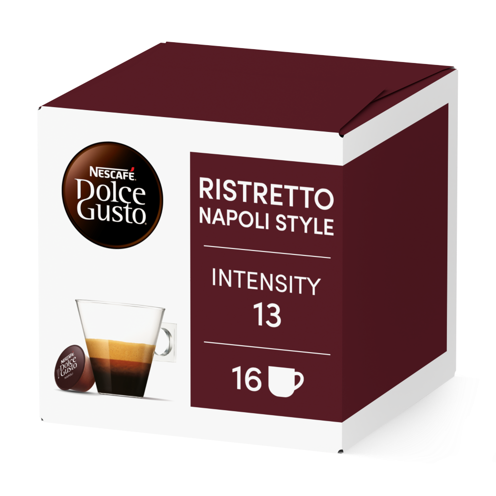 Boîte de 16 capsules Ristretto Napoli 16 Capsules NESCAFÉ Dolce Gusto