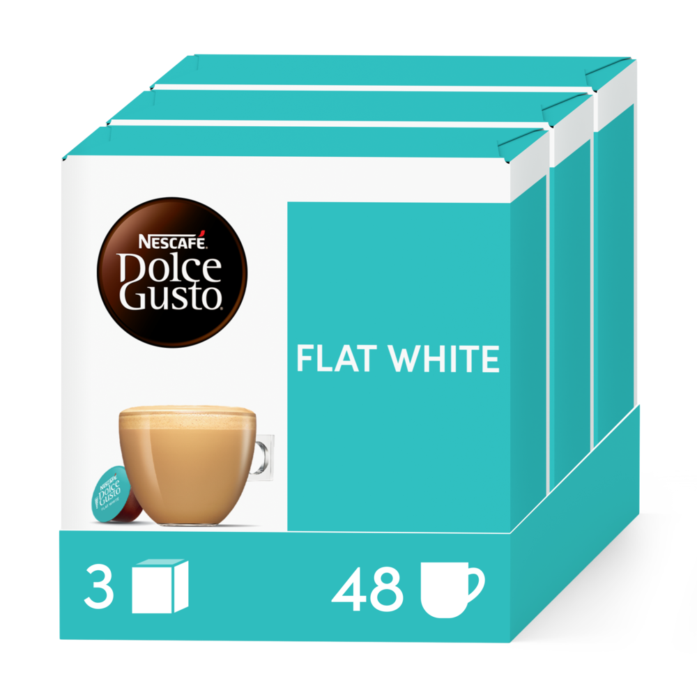 Pack Avantage Flat White 48 Capsules NESCAFÉ Dolce Gusto