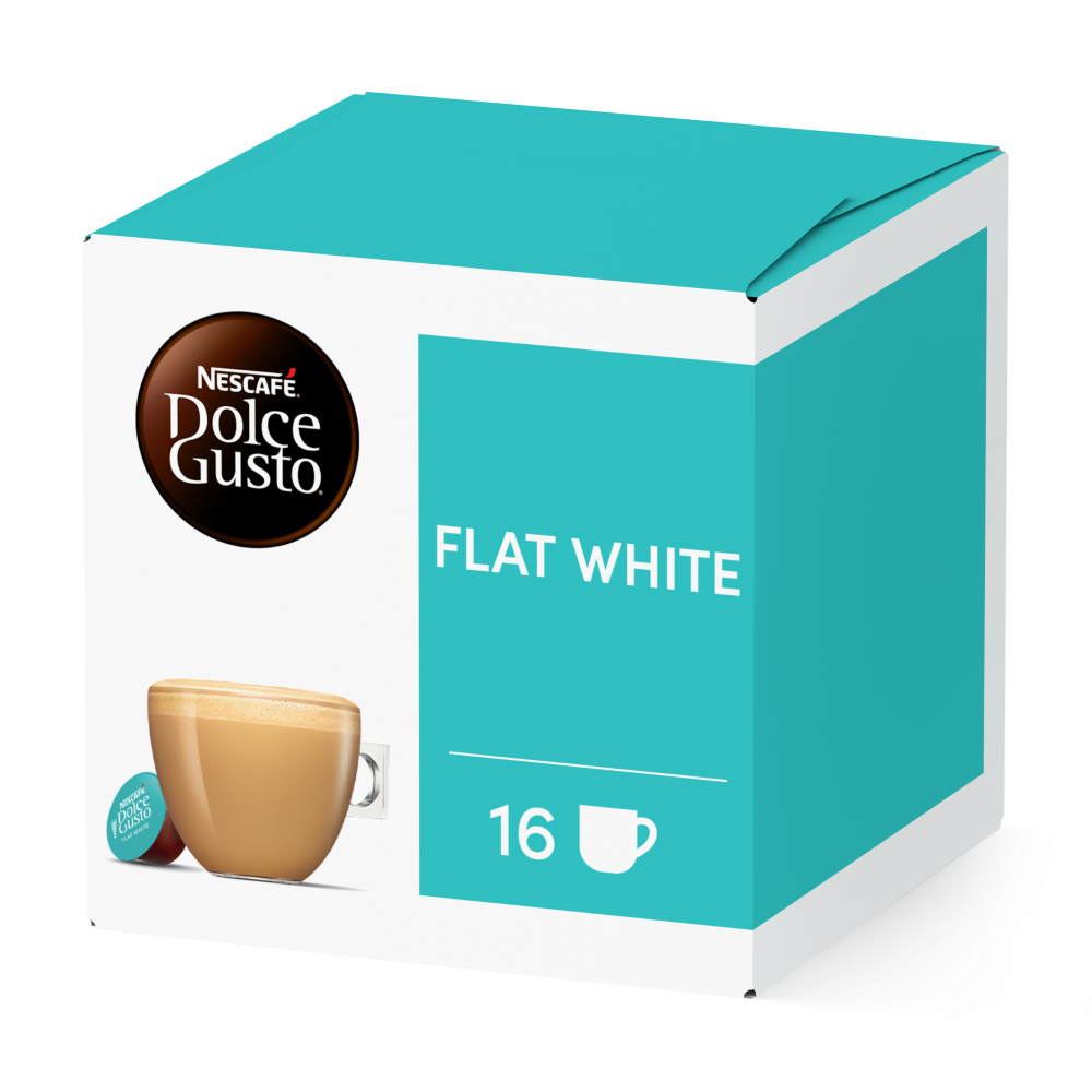 Doos van 16 NESCAFÉ Dolce Gusto Flat White 16 Capsules capsules