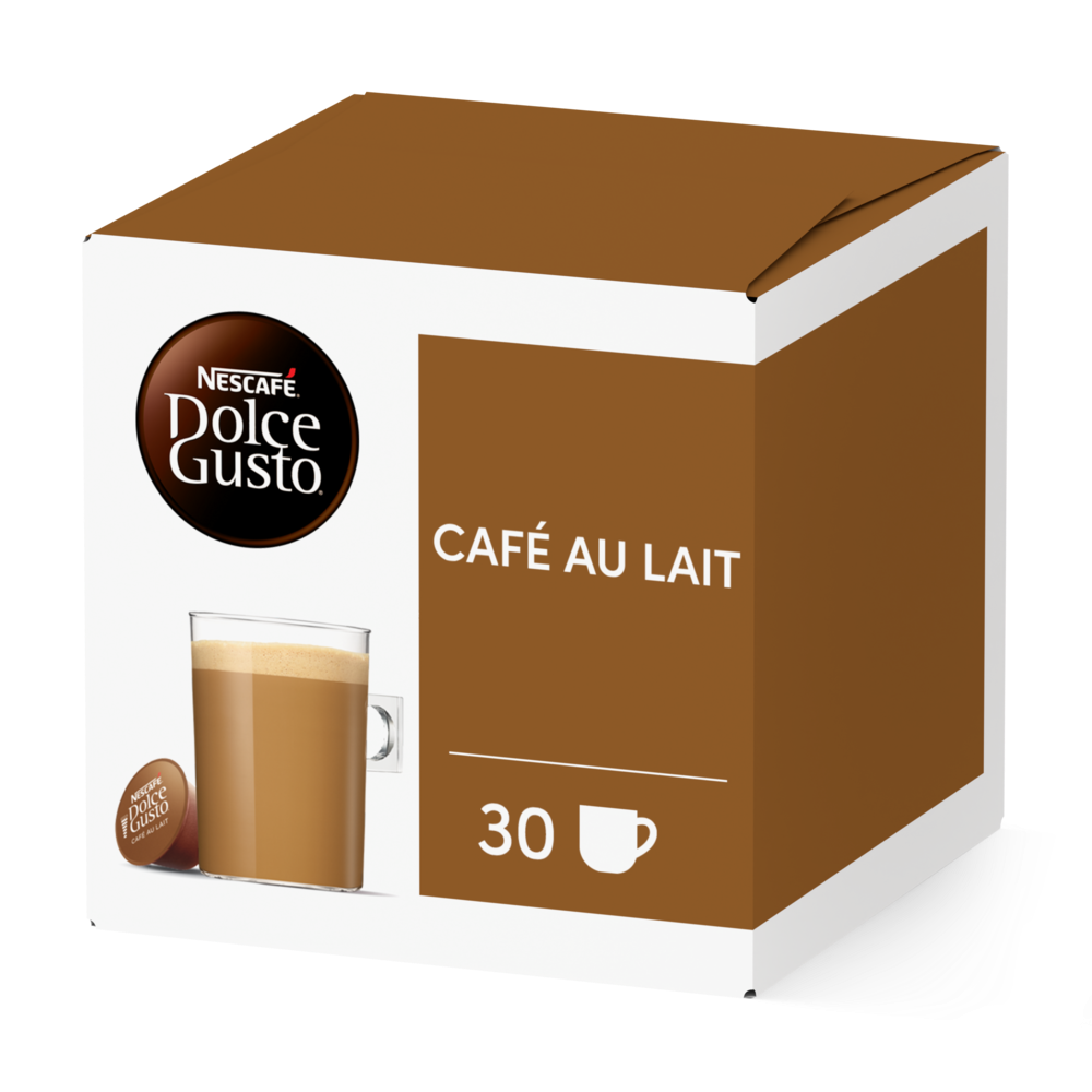 Café au lait 30 Capsules Doos NESCAFÉ Dolce Gusto