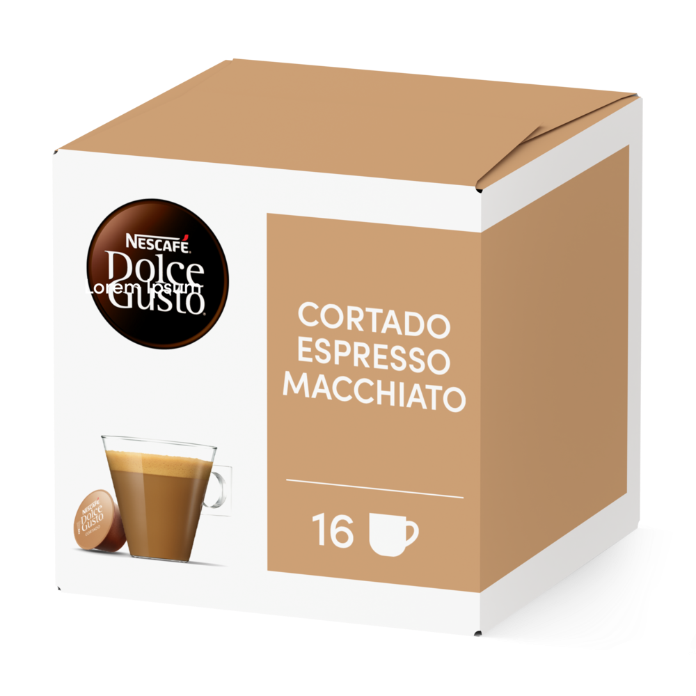 Boîte de 16 capsules Cortado 16 Capsules NESCAFÉ Dolce Gusto