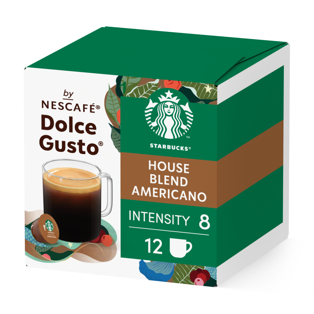 Boîte de 12 capsules Starbucks® House Blend 12 Capsules NESCAFÉ Dolce Gusto