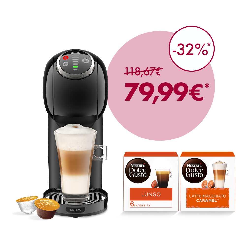 Genio S Plus + Lungo + Latte Macchiato Caramel
