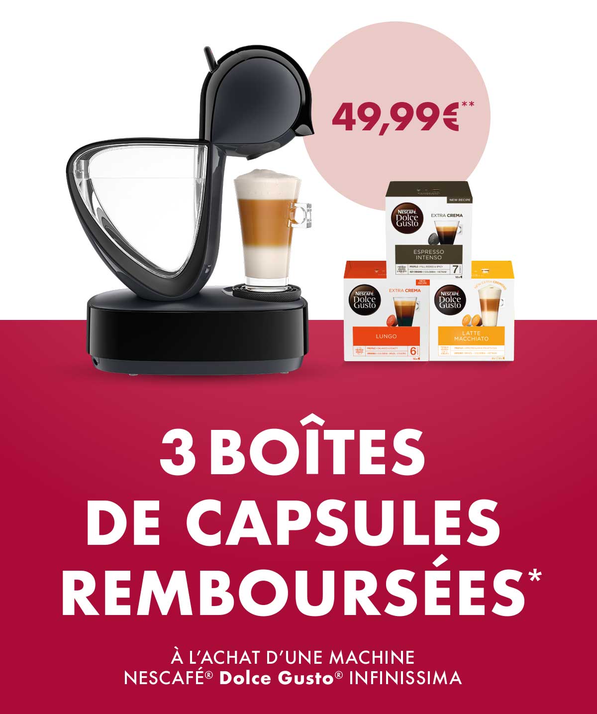 3 boîtes de capsules remboursées