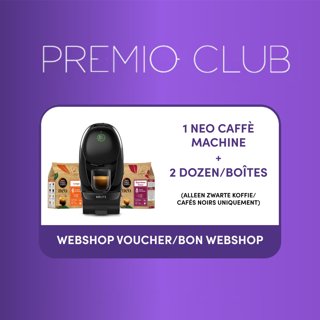 Offer page 1096 - BE - PREMIO NEO Caffe voucher
