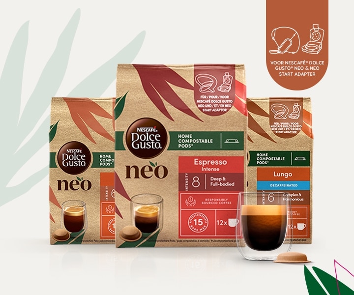 NESCAFÉ Dolce Gusto Lungo en Espresso intense verpakkingen