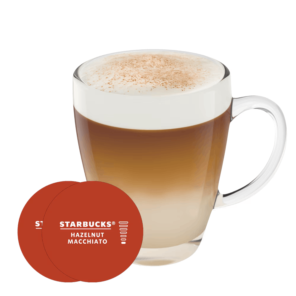 Tasse et capsule Starbucks® Hazelnut Macchiato 