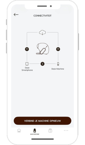 Screenshot from my account page in the application