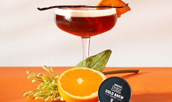 Cold Brew Sinaasappel Mocktail