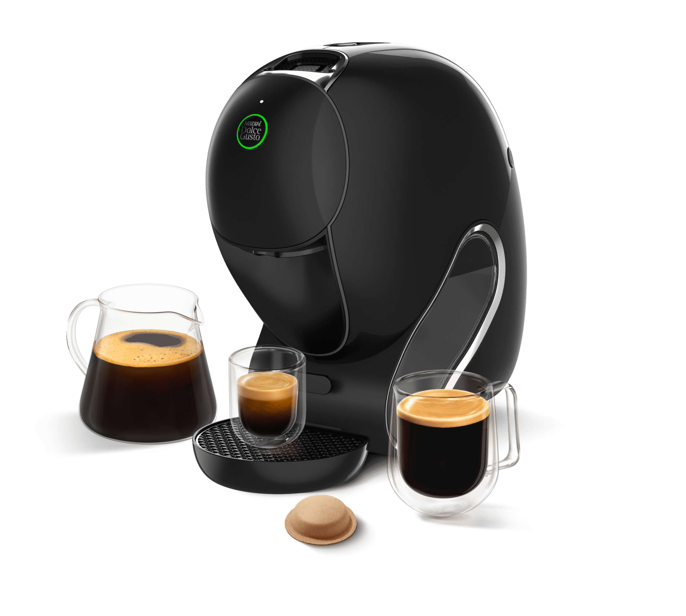 Machine NEO Caffè avec variété de cafés noirs