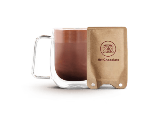 Tasse et capsule chocolat