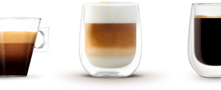 Verschillende koppen koffie