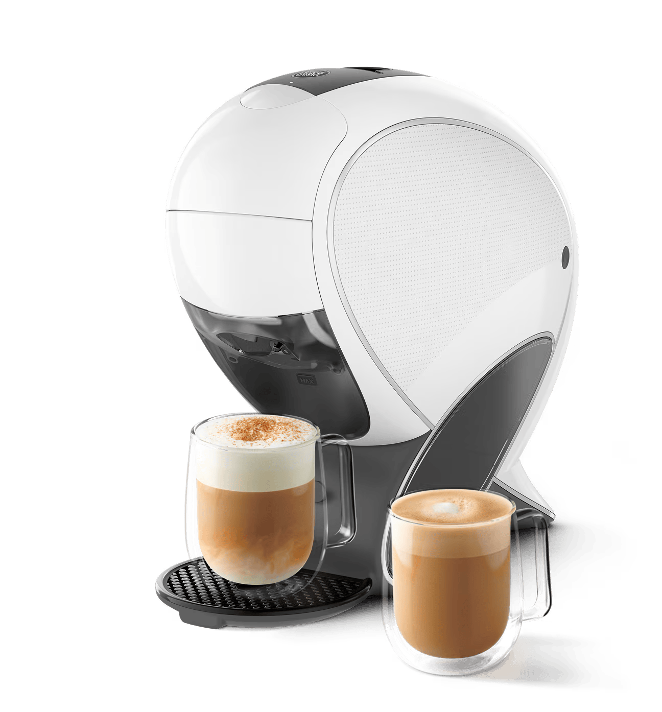 NEO Latte machine with a variety of drinks