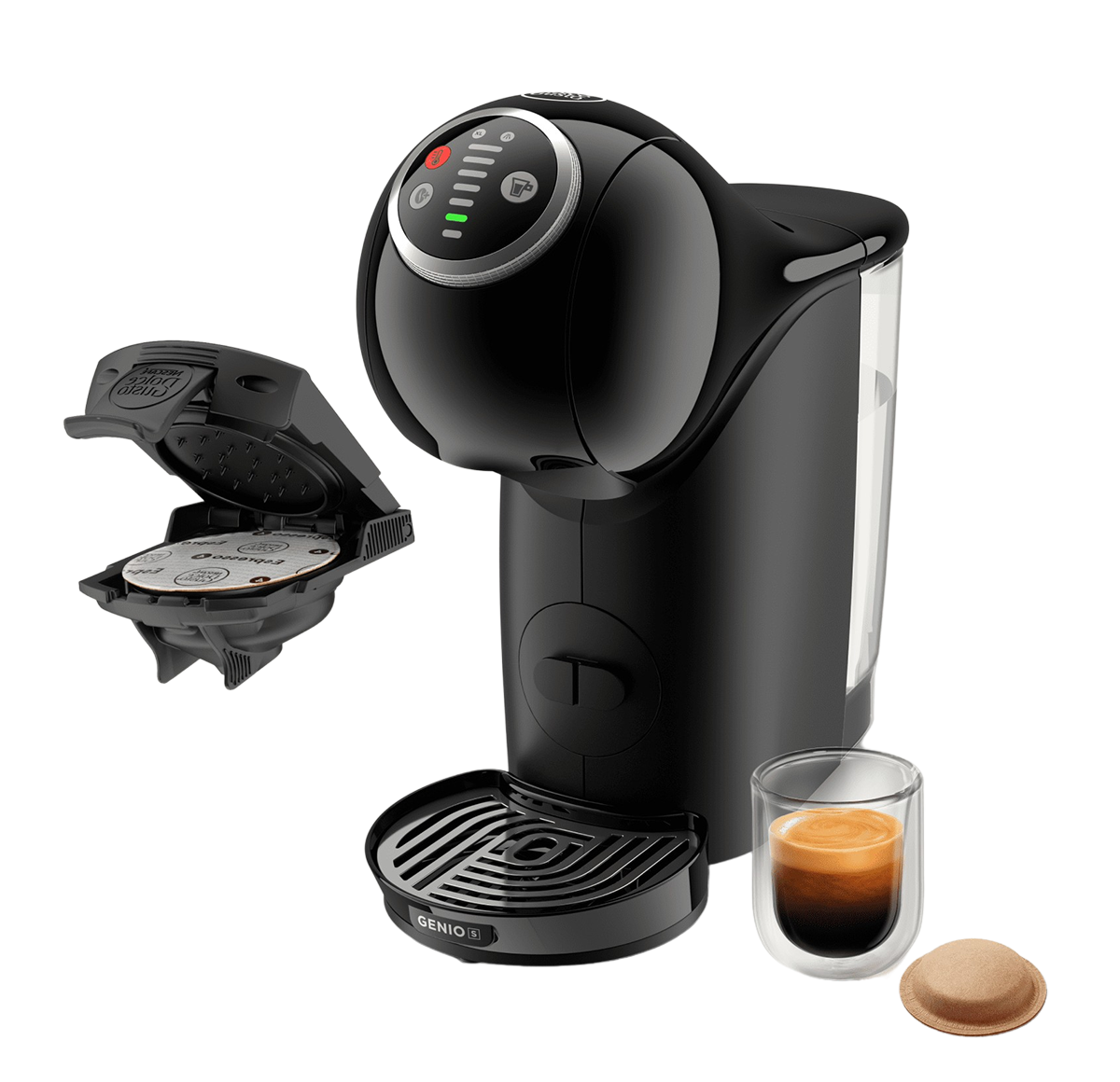 Machine NESCAFÉ Dolce Gusto avec l'accessoire adaptateur NEO Start et tasses à café