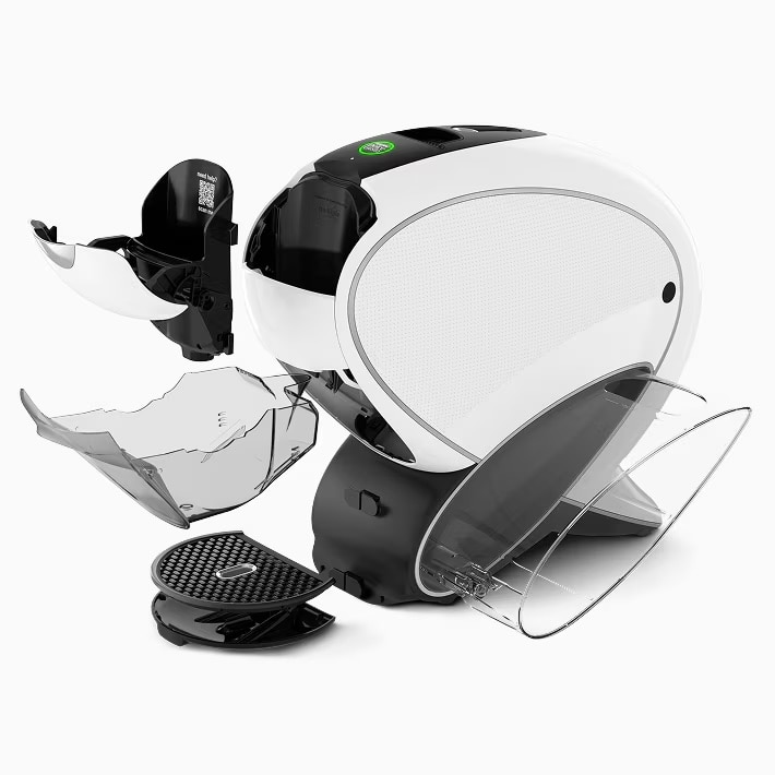 Witte NEO Latte-koffiemachine gedemonteerd.